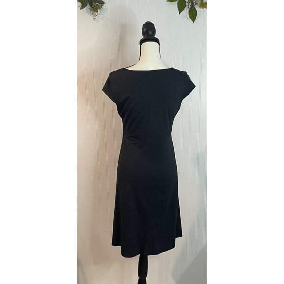Horny Toad Womens Black A-Line Dress Small Tencel Cotton Blend Size Small - Picture 2 of 12